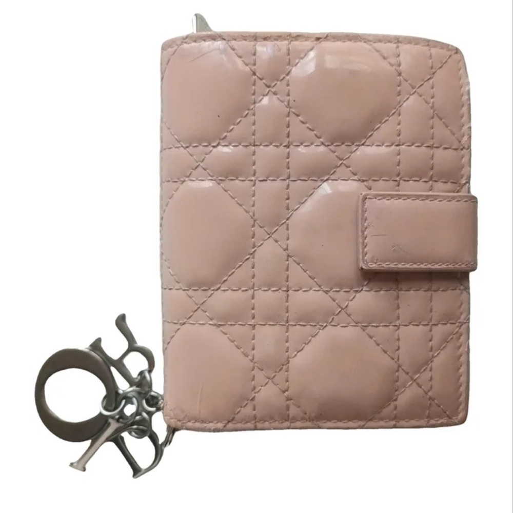 Pink Dior Wallet / Cardholder